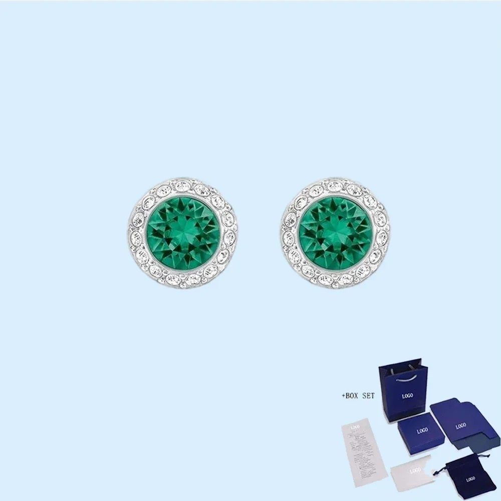 Angou Перфорированные Серьги Лидер Продаж Новая Мода Красочные Круглые Украшения