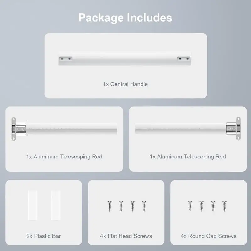 wa klamka do drzwi ekranu RV Części Uchwyt ze stopu cynku Regulowana regulacja 21.5-32 cali dla większości pojazdów kempingowych