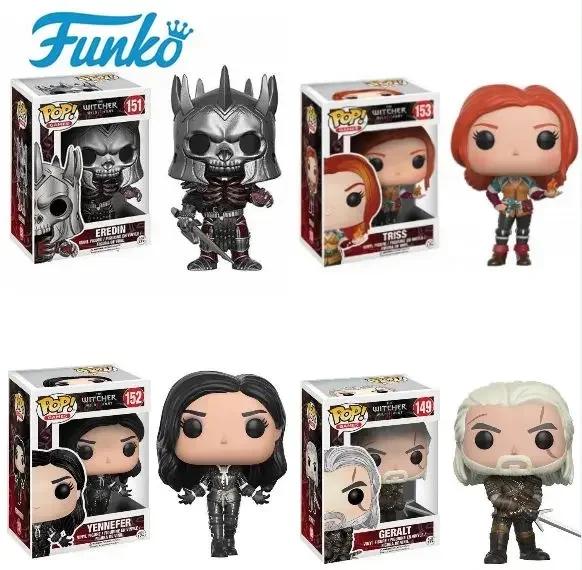 ИГРЫ FUNKO The Witchers Wild Hunt EREDIN 151 # TRISS 153 ЙЕННЕФЕР 1525. Виниловая фигурка CIRI и GERALT