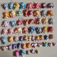 genuine pretty cure action figure japanese anime around gacha candytoy q version pendant model toy