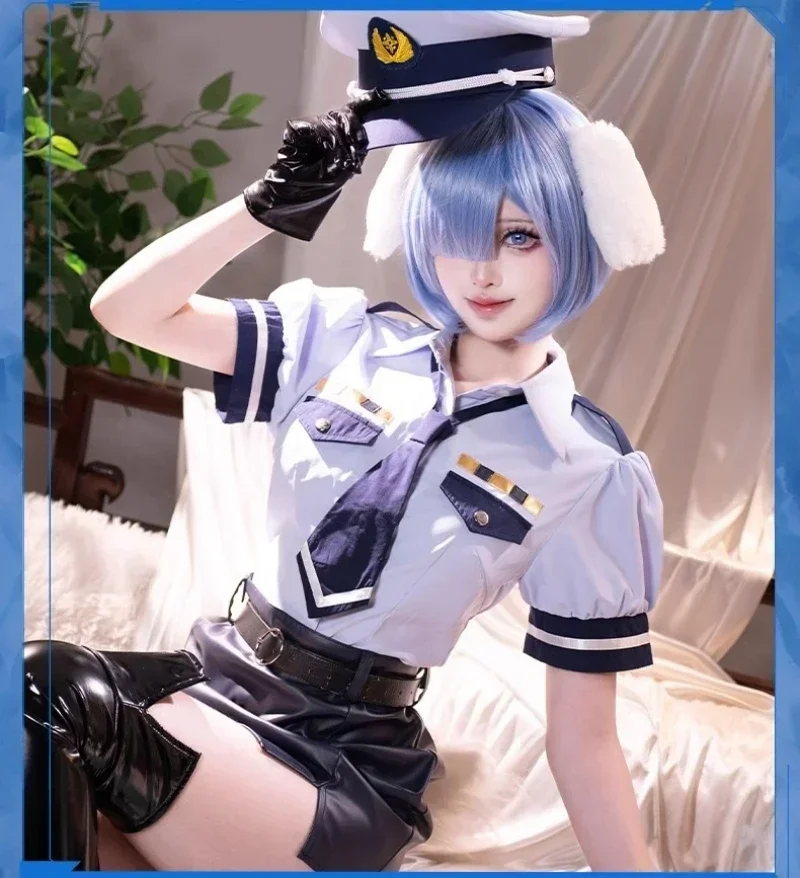Костюм для косплея Rem Re:Life in A Different World From Zero униформа полицейского карнавальный