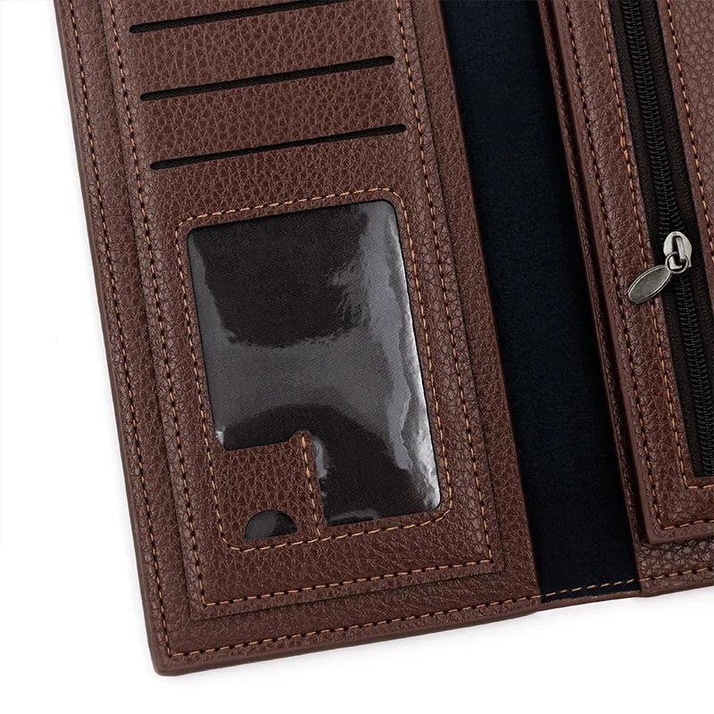 Vintage Men's Wallet Fashion Male Card Holder Slim Clutch Money Clip Classic Business ID Credit Card Bag High Quality billeteras