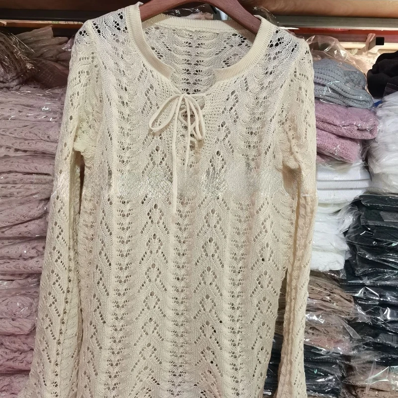 Модные женские пуловеры Sueter женская одежда повседневный вязаный тонкий свитер с