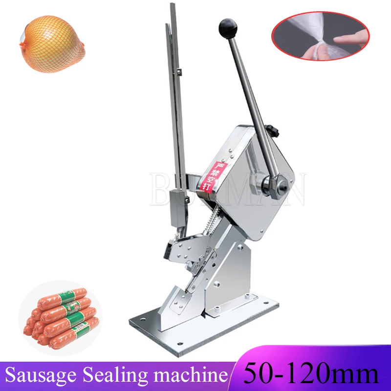 Ручная U-образная машинка для стрижки ветчины колбасы пластиковая съедобная