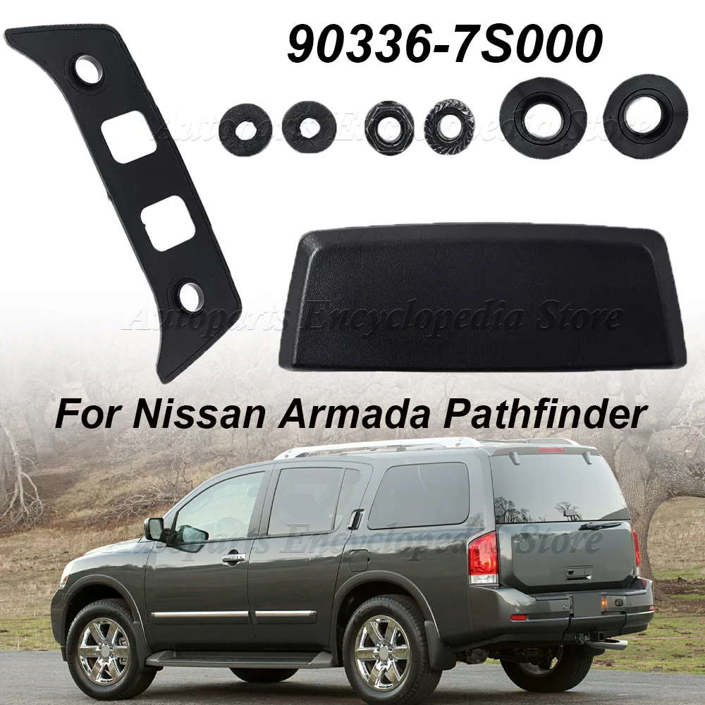 

Для Nissan Armada Pathfinder 903367 S000 Задняя задняя дверь, внешнее окно, стеклянная ручка, защелка, сменные аксессуары 90336-7S000
