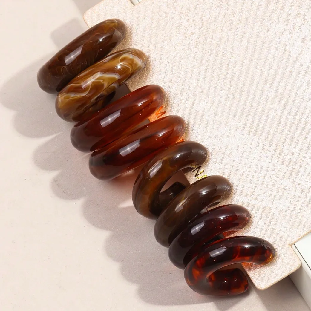 4 пары/комплект женские серьги-кольца