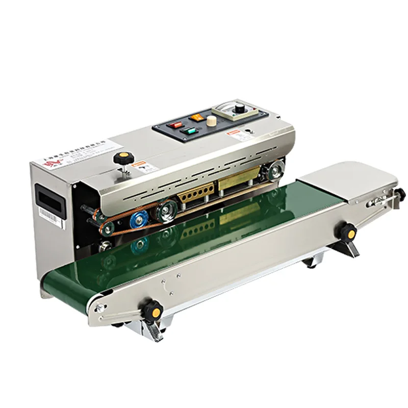 

FR-900 Stainless Steel Automatic Film Sealing Machine Laminating Machine Aluminum Foil Packaging Bag Continuous Heat Sealing