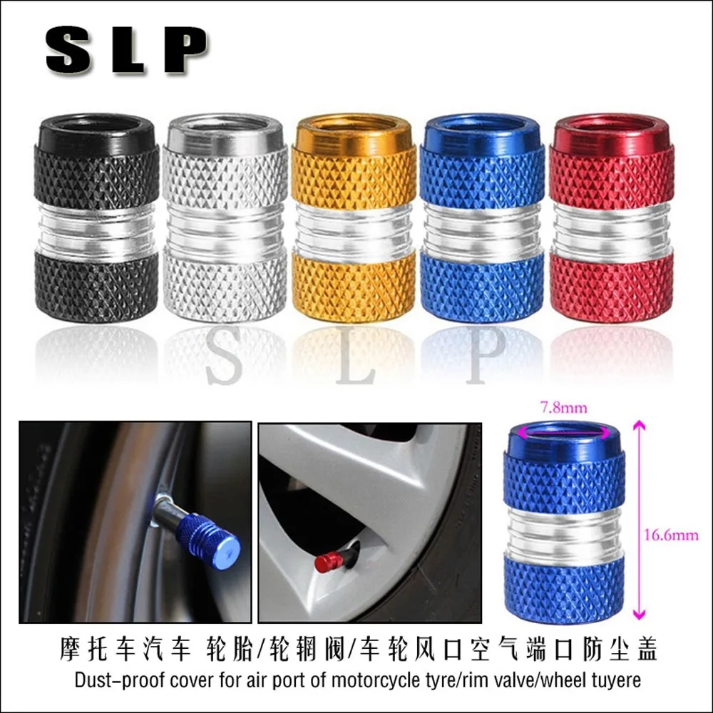 

Aluminum Alloy Valve Cap Automobile Motorcycle Tire Valve Cap Retrofitting Valve Core Cap Dust Cover