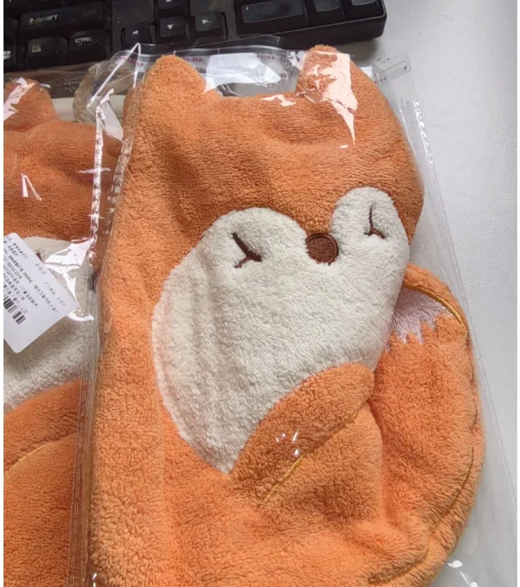 Детские полотенца из микрофибры с мультяшными животными