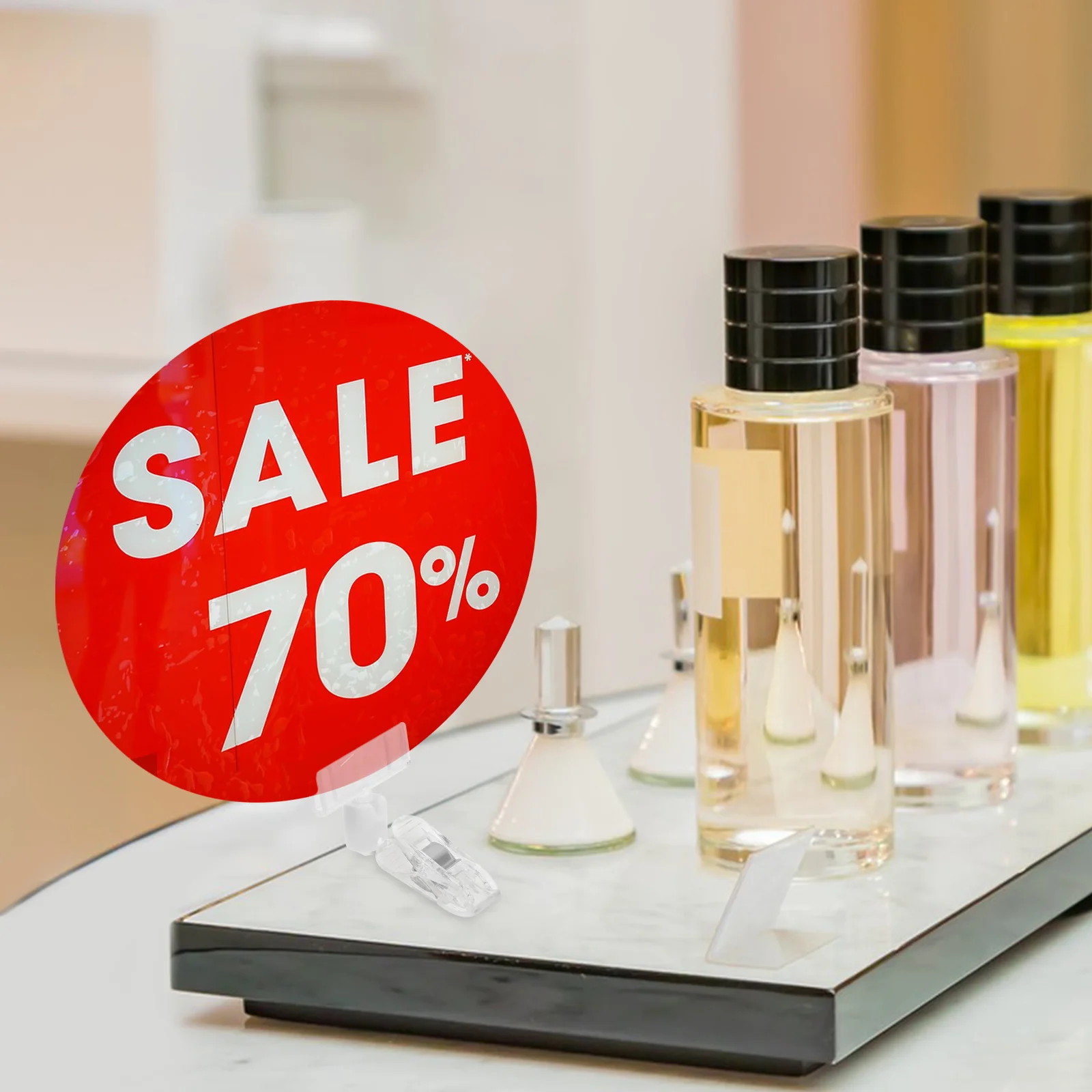 12 шт. поп-рекламный зажим держатель ценника зажимы для вывесок этикетки дисплея