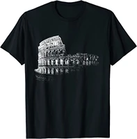 rome colosseum italy italia roman amphitheatre ancient rome t shirt short sleeve casual cotton o neck summer tees