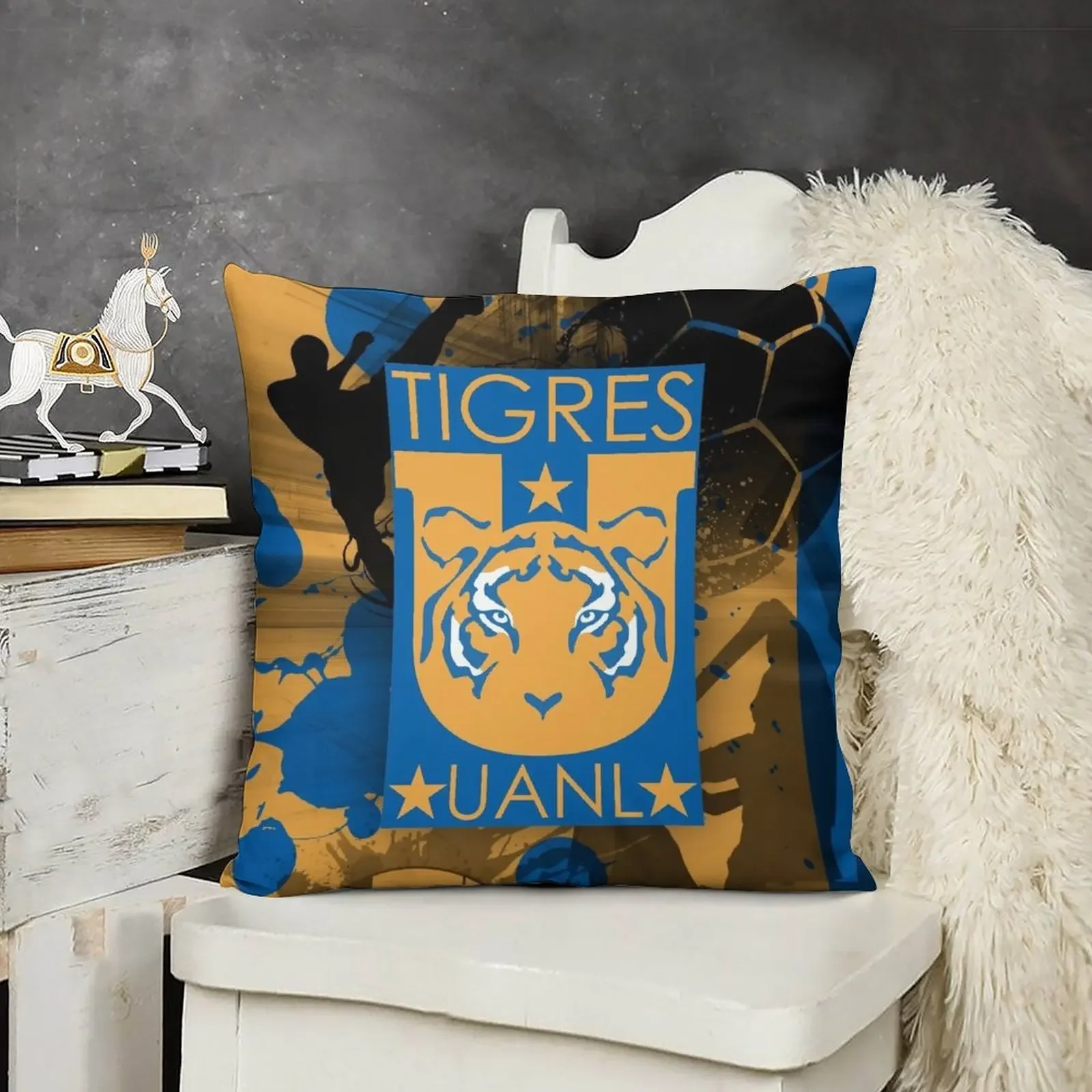 Декоративная подушка Tigres de la UANL рождественские украшения принадлежности 2021