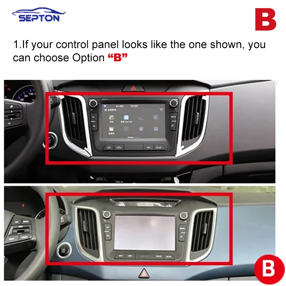 Автомобильная стереосистема SEPTON Android 12 для Hyundai Creta Ix25 2015-2019 мультимедийный плеер