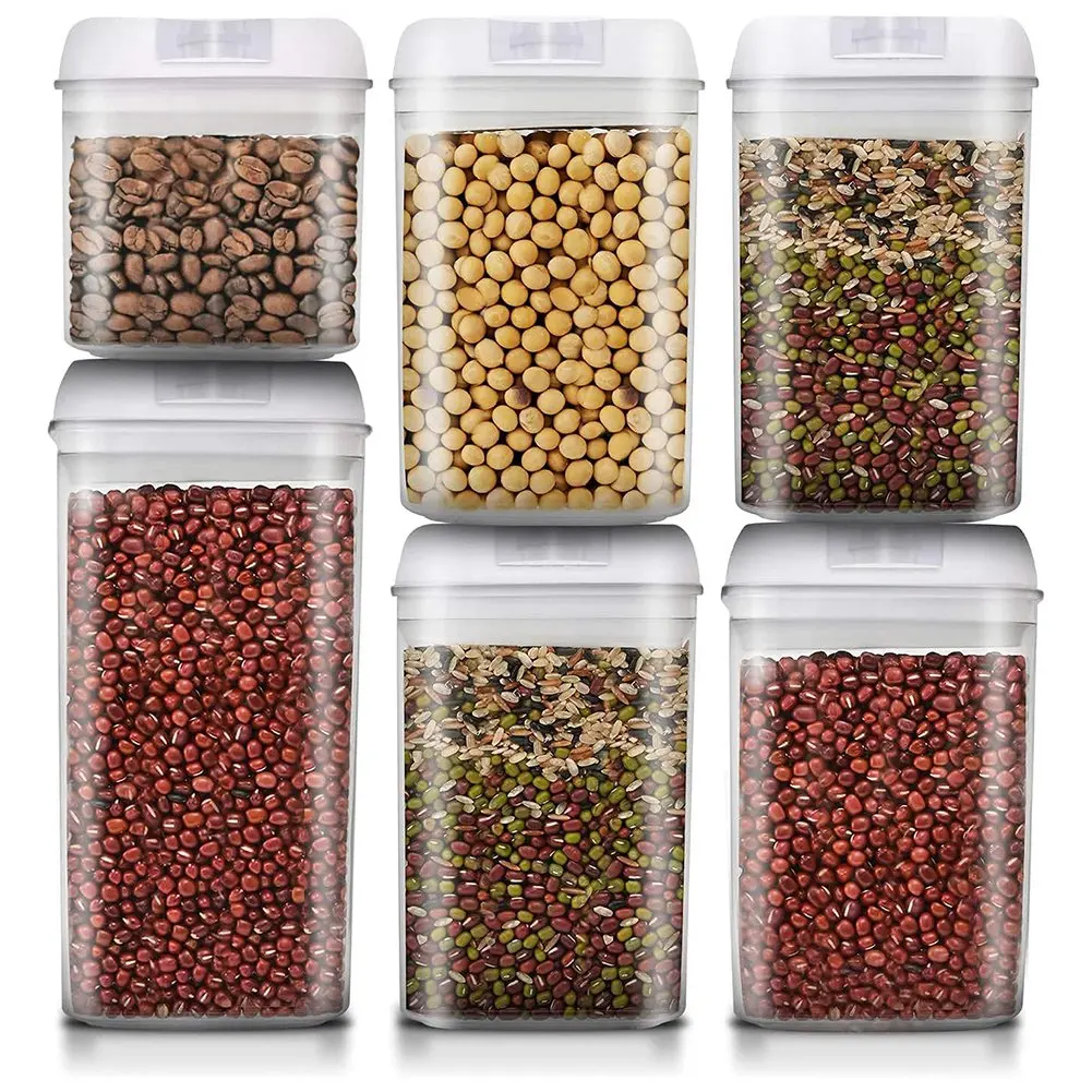 

Набор контейнеров для хранения, кухонные кладовые контейнеры, герметичные контейнеры для хранения пищевых продуктов, идеально подходят дл...
