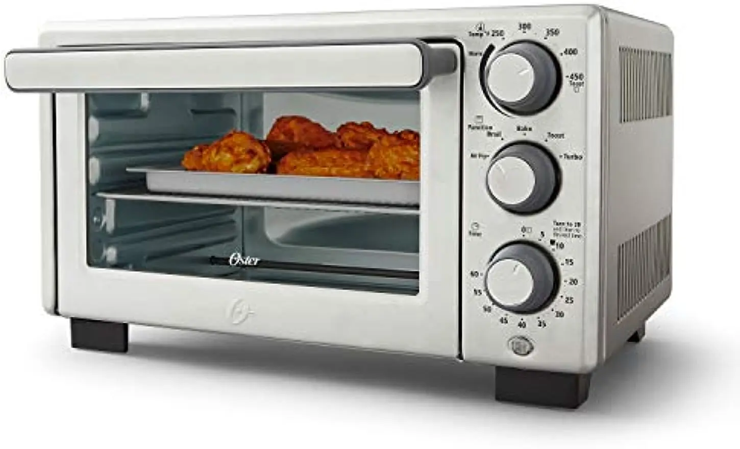 

Compact Countertop Oven With Air Fryer, Stainless Steel