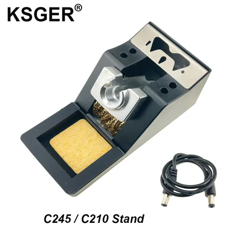 Паяльная станция KSGER C210, C245, C115, ручной держатель для наконечников JBC, сварочные инструменты, автоматический спящий быстрый алюминиевый сплав