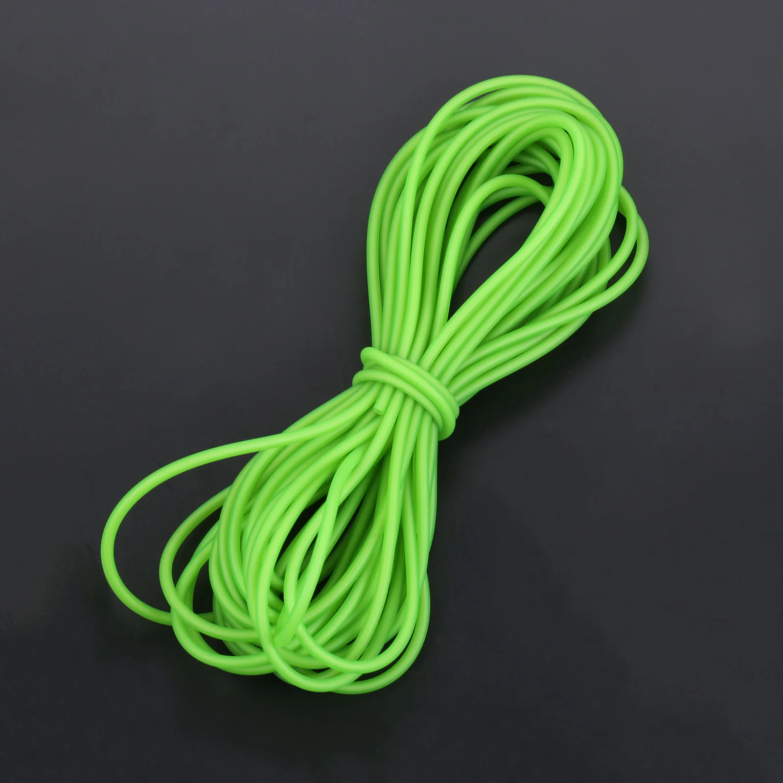 1/5/10M Hunting Tactcial Natural Latex Slingshots 1.6mmX3.6mm Catapult Sling Rubber Band Hunting Shooting Tube Green 1PC images - 6