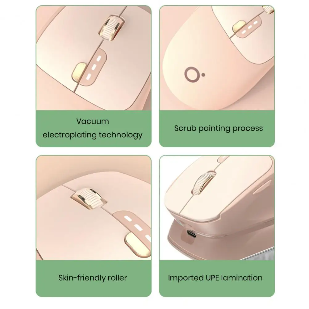 

Удобная беспроводная мышь, компактная кнопка отключения звука, энергосберегающая беспроводная мышь, совместимая с Bluetooth, Офисная мышь, контроллер