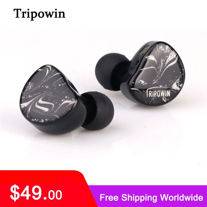 

Динамический драйвер Tripowin Cencibel с высоким разрешением IEM, съемный кабель 106db SPL/mW, Внутриканальные наушники 0,78, 2-контактный разъем для наушников