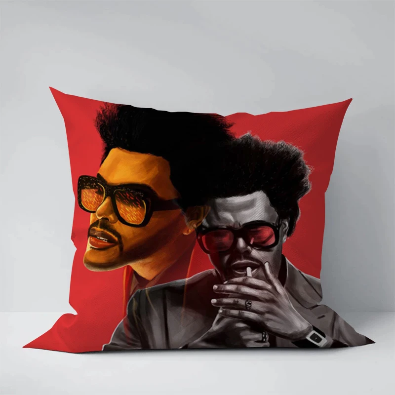 

Pillow Cover the Weeknd Short Plush Ornamental Pillows for Living Room Cushion Covers Pillowcase Decorative Sofa Cushions 45*45