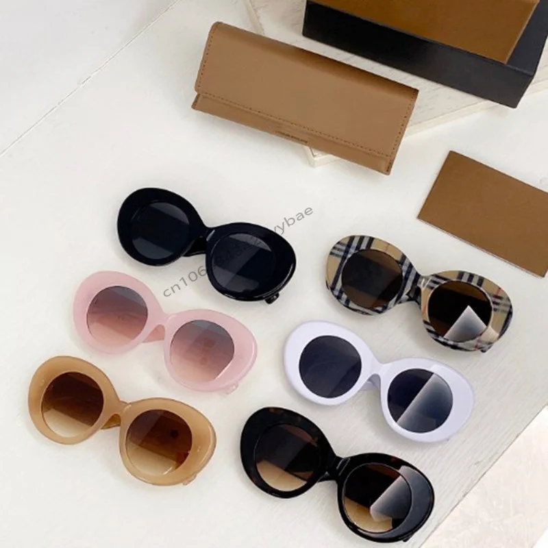 

High Quality Elegant Women Lattice Large Frame Oval Sunglasses 4370 Brand Designer UV400 Vintage Sunglass Shades Oculos Gafas