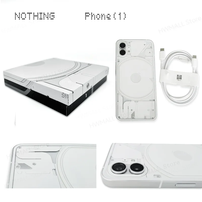 In stock Global Version Nothing Phone (1) Qualcomm Snapdragon 778G+Smartphone 6.55