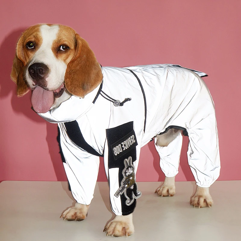 Светоотражающий водонепроницаемый дождевик Солнцезащитная одежда для собаки