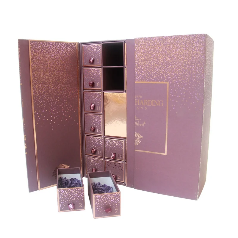 

Christmas Logo custom design luxury makeup empty blind box