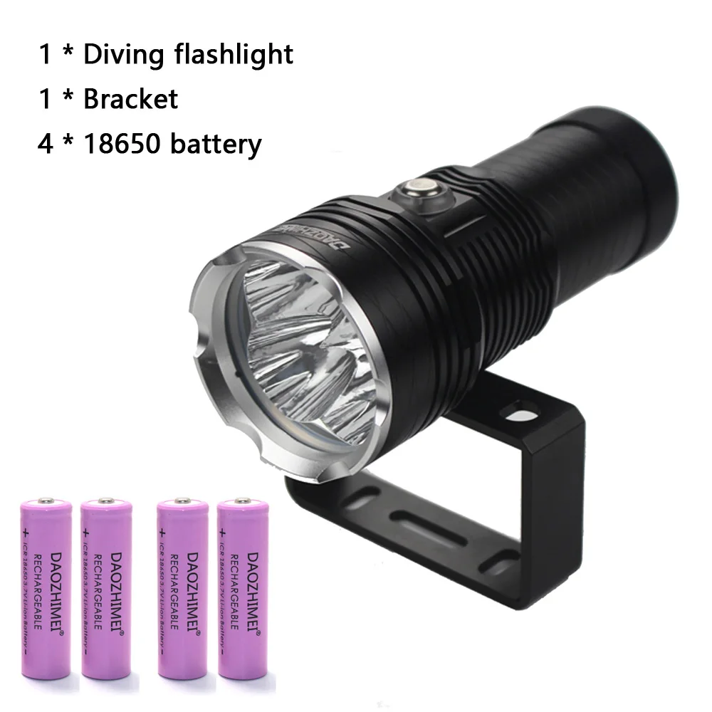 

DAOZHIMEI Профессиональный водонепроницаемый фонарик 4*XHP70