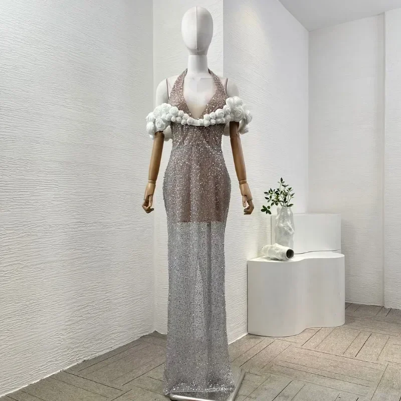 Женские макси-платья WorldCloset с аппликацией