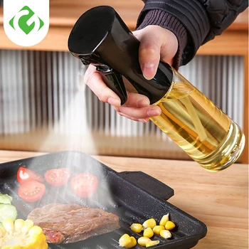 200ml 300ml 500ml Oil Spray Bottle Kitchen Cooking Olive Oil Dispenser Camping BBQ Baking Vinegar Soy Sauce Sprayer Containers 1
