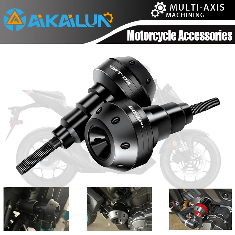 

Для YAMAHA MT03 MT 03 2015 2016 2017 2018 2015-2022 Высококачественная защита от удара мотоцикла CNC крышка двигателя слайдеры рамы телефона