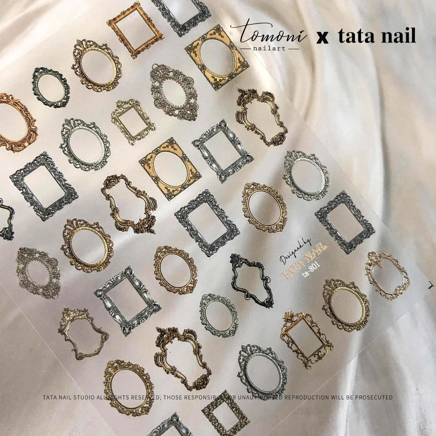 Винтажная фоторамка границы Бохо Ангел 5D рельефные рельефы Самоклеящиеся