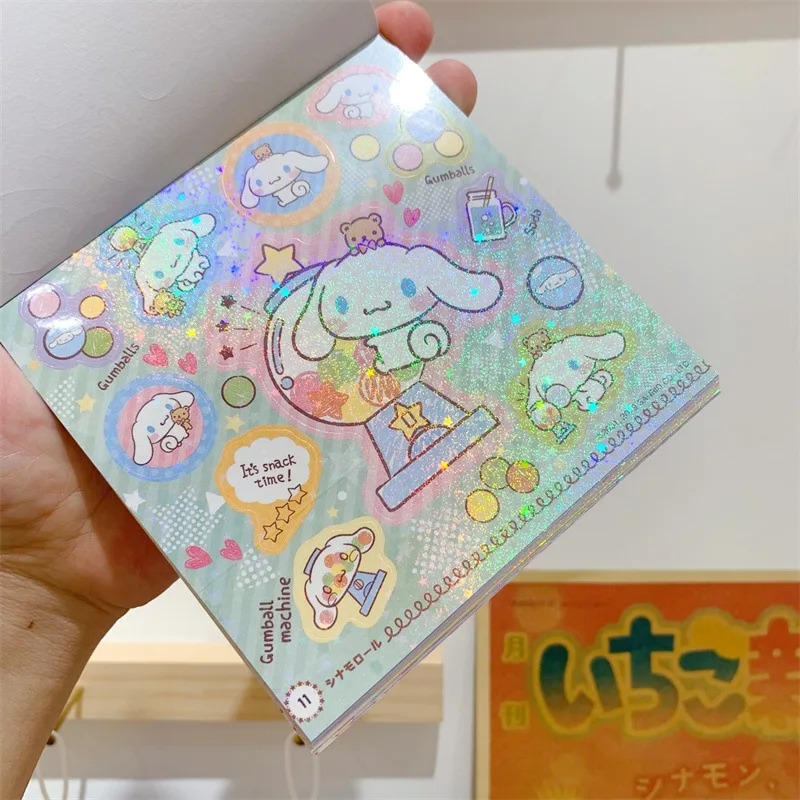 Милые стикеры Sanrio книга 24 стартовая счёт фотоальбом большая собака Мультяшные