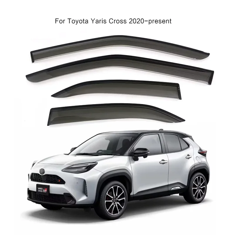 

Для Toyota 2020-2024 Yaris Cross Rain Block XP210 аксессуары для окон и бровей от дождя или блеска, боковой дефлектор окон, козырек