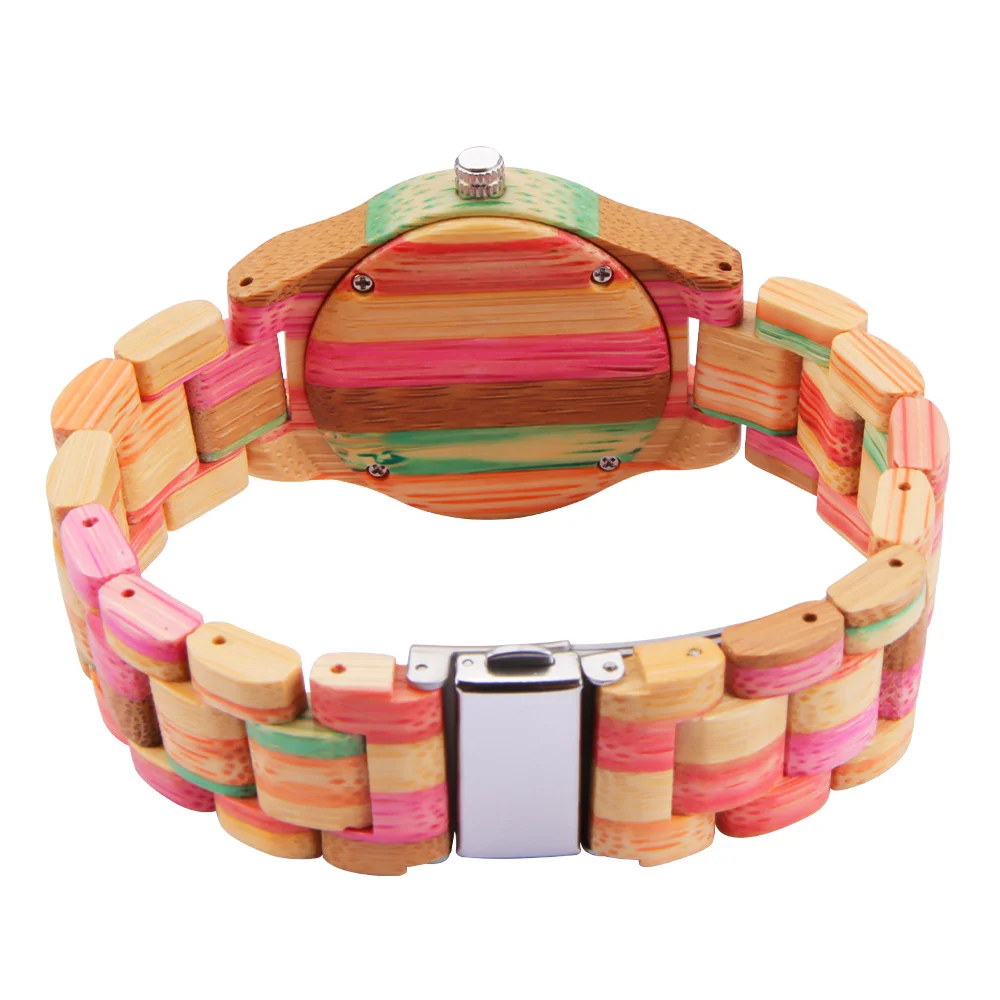 Sustainable Bamboo Watch with Minimalist Design All-Natural Bamboo Wristwatch Eco-Friendly Timepiece for Men and Women Gifts