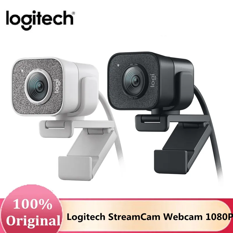 Оригинальная веб-камера Logitech StreamCam Full HD 1080P 60fps потоковая веб-камера Buillt с микрофоном для настольного компьютера для дома