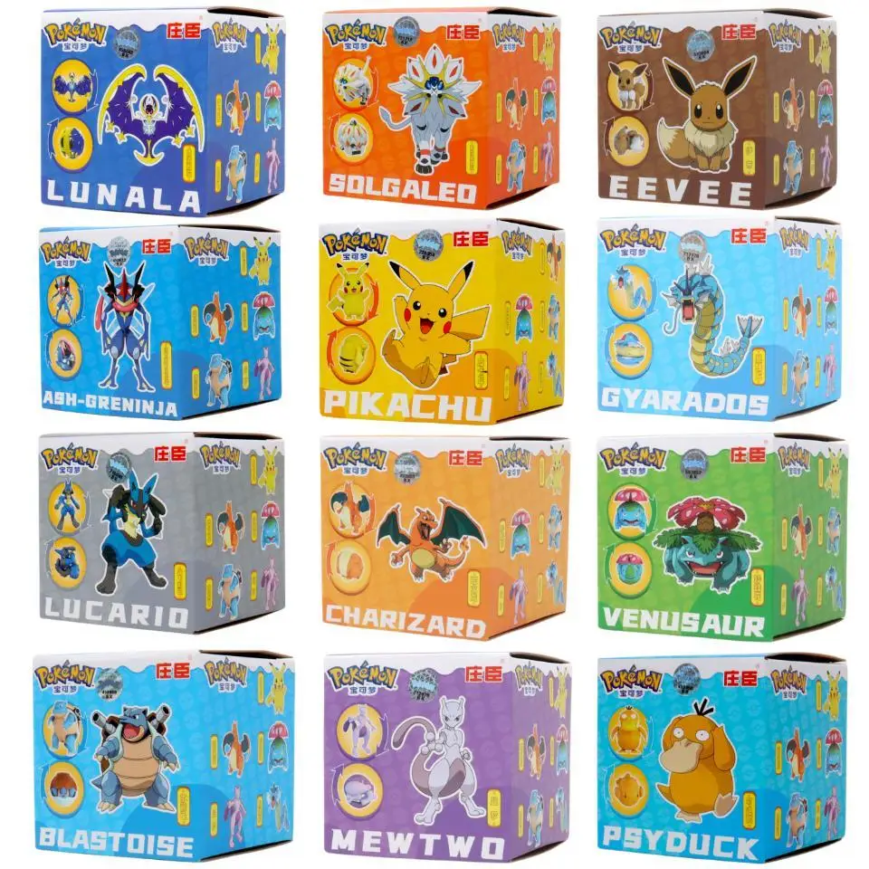 Pokemon Toys Set Pocket Monster Pikachu Action Figure Pokémon Game Poke Ball Model Charmander Anime Christmas Halloween Gift |