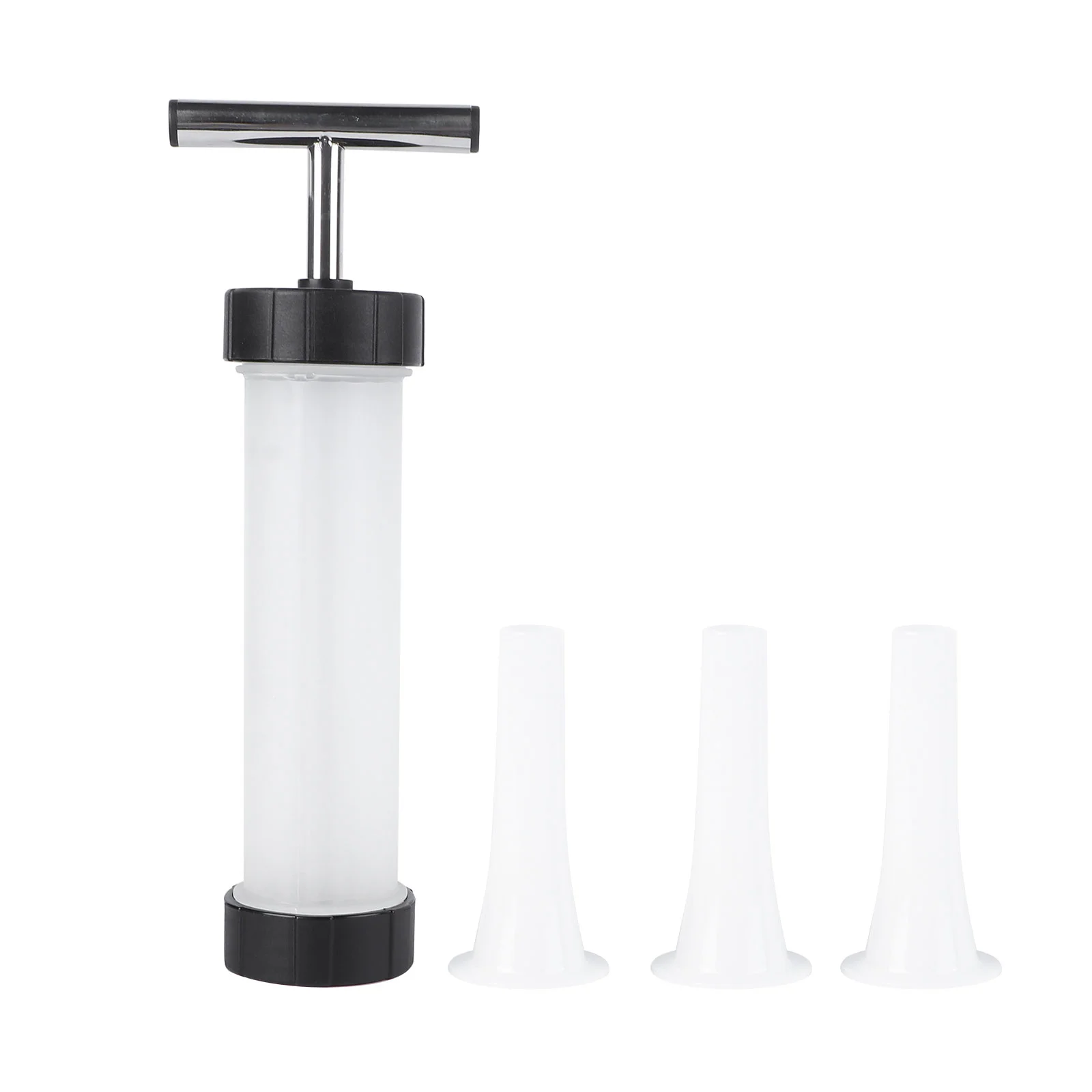 

1PC Steel Sausage Filler Tube Meat Stuffing Maker Kit Sausage Stuffer Sausage Stuffer Attachment Sausage Stuffer Funnels