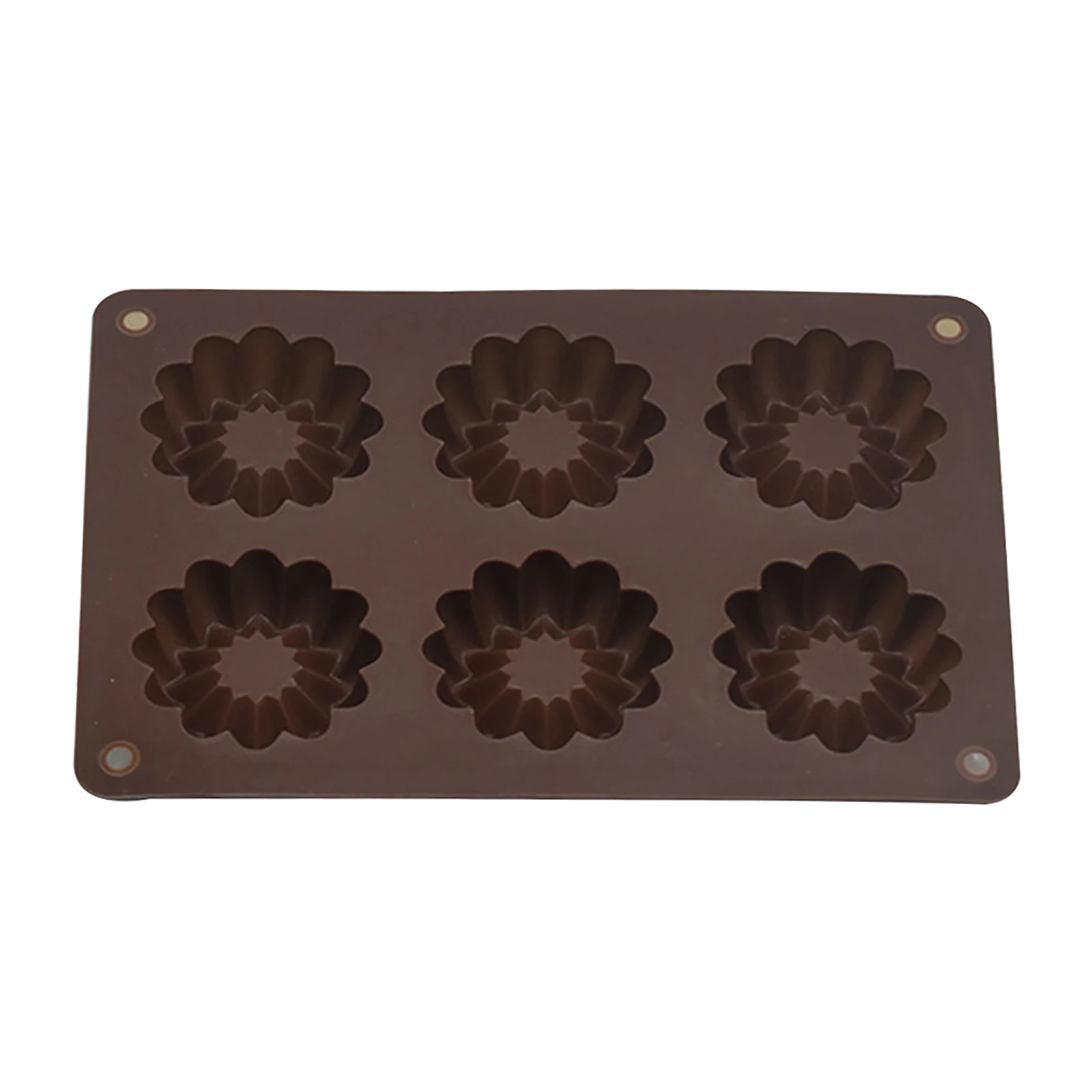 

Home Kitchen Cookie Silicone Candy Making 6 Cavity Fondant Jelly Ice DIY Craft Flower Shape Party Baking Mold Cake Chocolate