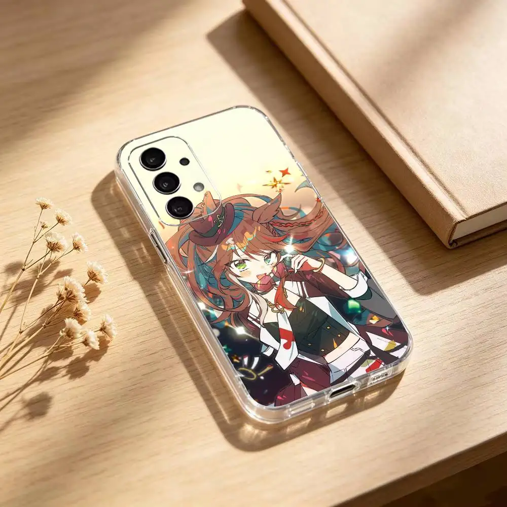 Фото Вечная молодость Umamusume Прозрачный мягкий силиконовый чехол для телефона Samsung S25 S24 S23 S22 S21 S20 Ultra Plus №4