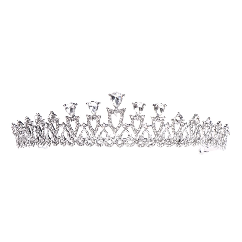 

Baroque Style Crowns Shinning Headband Princess for rhinestone Crown Bride Headw