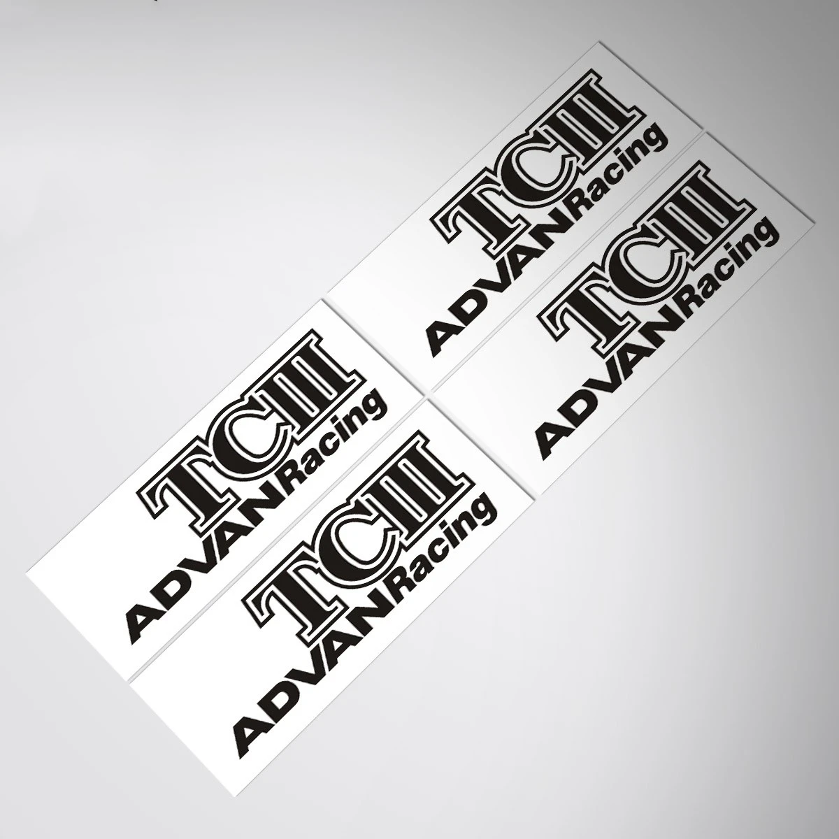 

4x Car Styling Vinyl Decal Vehicle Auto Body Wheel Tyre Stickers for ADVAN Racing TC3