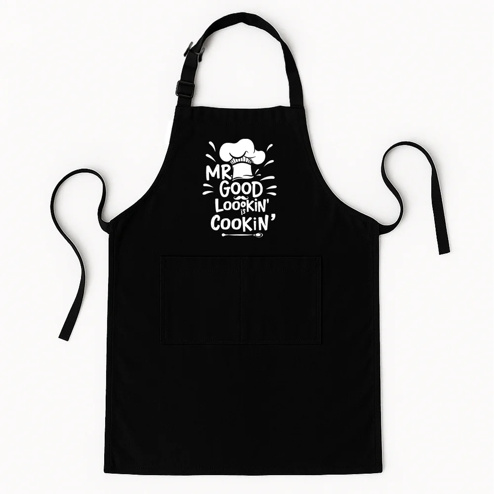 

Фартук Mr Good Looking Is Cooking из хлопка