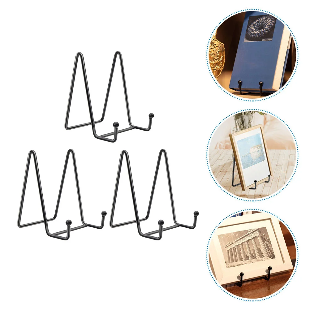 

Display Stands Frame Stand Plate Photo Metal Holder Easel Holders Picture Iron Racks Wire Storage Book Tray Supports Artwork
