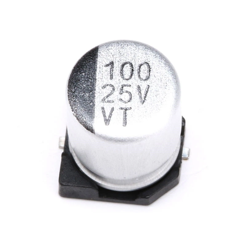 

50 pcs 25V 100UF SMD Aluminum Electrolytic Capacitors 6*7MM Capacitance