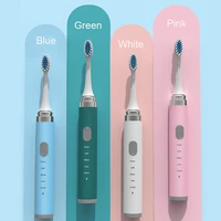 sonic electric toothbrush with 8 brush heads adult smart timer ultrasonic tooth brush waterproof whitening teeth brush free ship