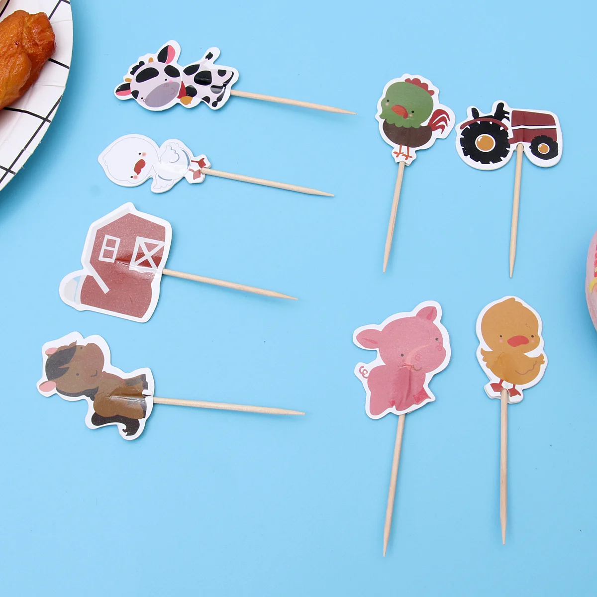 

Toppers Animals Farmcupcake Cupcakes Cake Woodland Figures Wedding Birthday