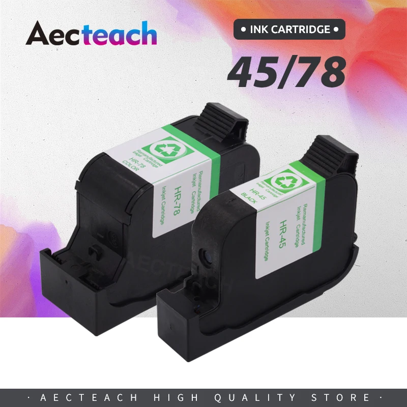 

Aecteach Compatible For HP45 For HP78 ink cartridges For HP 45 for hp 78 deskjet 1220c 3820 3822 6122 6127 930c 932c 940c 950c