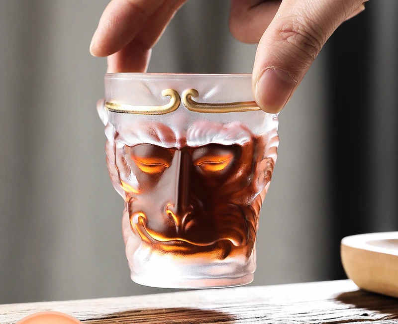 

Wukong Cup Glass Reading Tea Cup High end Master Cup Men's Kung Fu Tea Cup Single Tea Cup Sun Wukong Cup whiskey glass